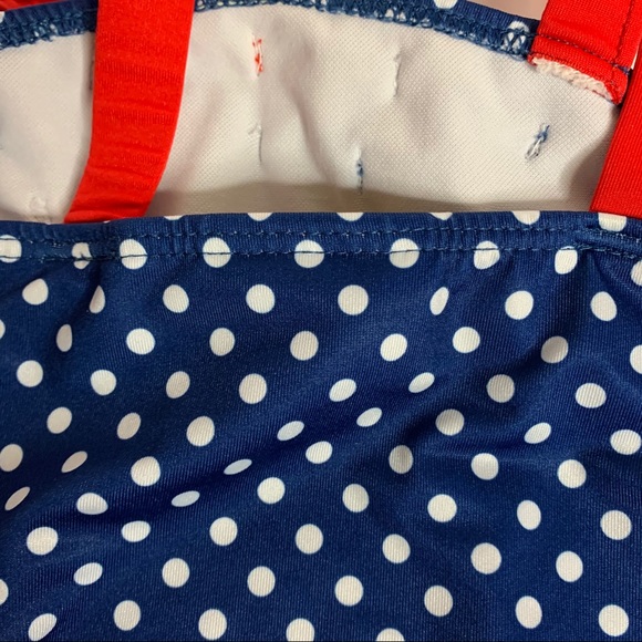 Girl’s Penelope Mack Patriotic Floral Swimsuit - Picture 7 of 12